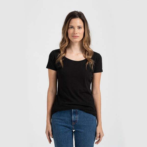Tultex 243 - Ladies' Poly-Rich Scoop Neck Tee Thumbnail