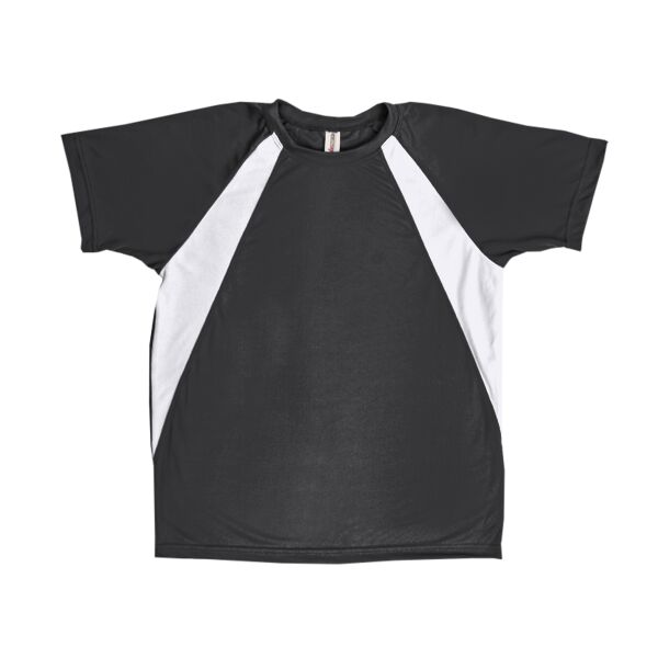 AJ824 Men's Raglan Colorblock Tee Thumbnail