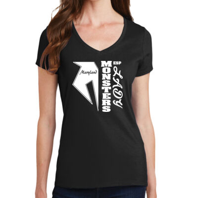 Lady Monsters Ladies Short Sleeve V-Neck Thumbnail